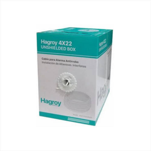 Cable De Alarma 4x22, Blanco, Hg-4x22300