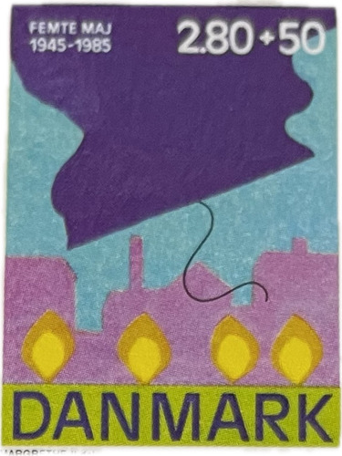 Carnet De Estampillas De Dinamarca 1985