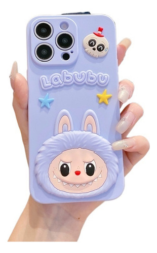 Xu Labubu Fundas Siliconas Anticaída Multifunción For iPhone