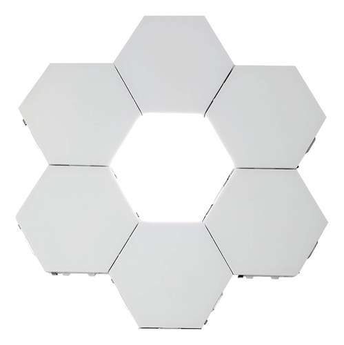 Lamparas Led Hexagonales De Pared Led Táctiles Luz Blanca