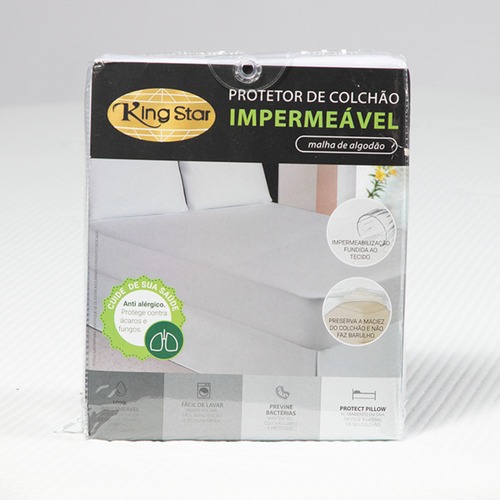 Capa De Colchão Impermeável King Star Solteirão 096x203