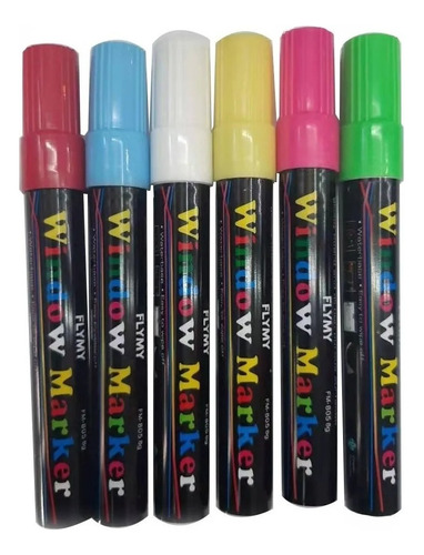 Set 6 Plumones Pizarra Led