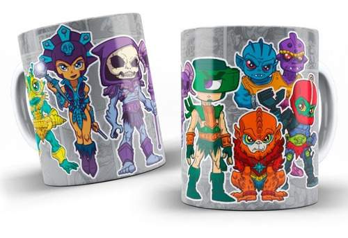 He Man Kit De 20 Plantillas Editables Para Sublimar Tazas