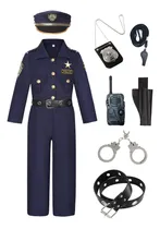 Comprar Disfraz De Oficial De Policía De Sersllta Para Niños Disfraz