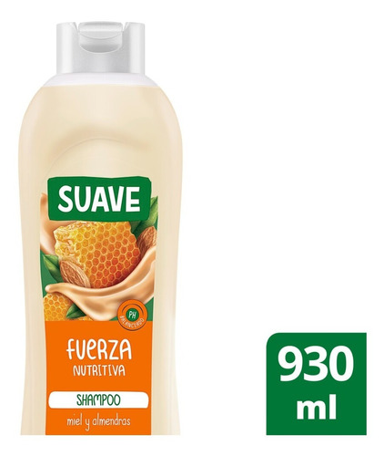 Shampoo Suave Fuerza Nutritiva Miel Y Almendras 930 Ml