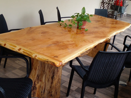 Mesa Rústica Madera Ciprés
