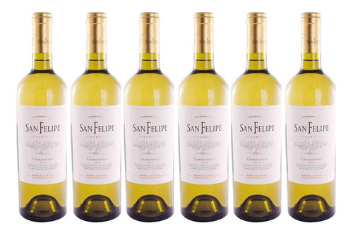 Vino San Felipe Roble Chardonnay X750cc Caja X6