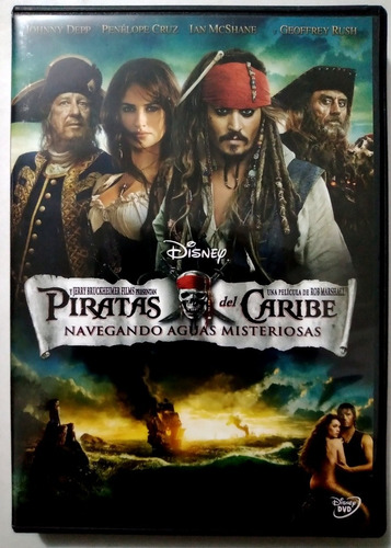 Piratas Del Caribe Navegando Aguas Misteriosas Dvd Original 