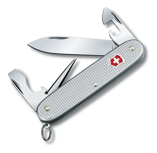 Victorinox Navaja Pioneer Alox Plateada, 8 Usos Color Plata