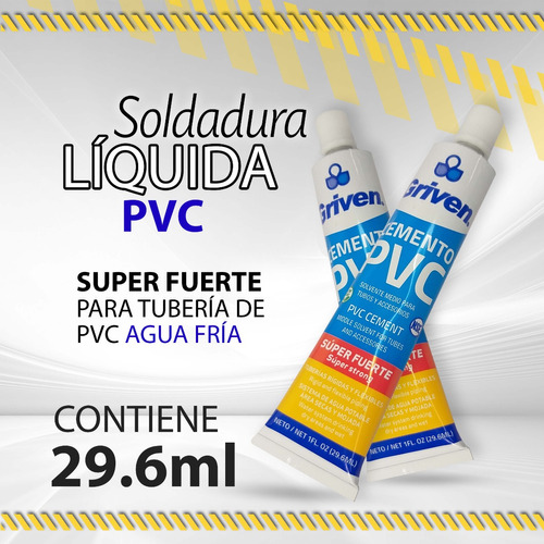 Soldadura Liquida Griven Pvc Pomo 29.6ml A367-pcg9  / 10247