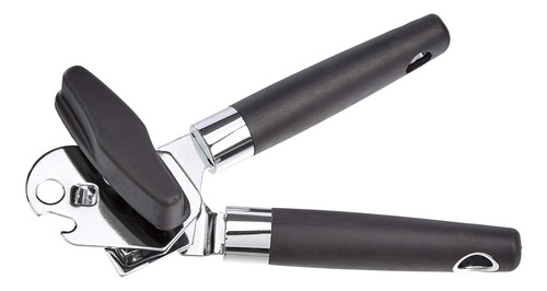 Abridor De Latas Amazon Basics Black Soft Grip Handle