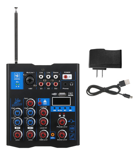 Tuner Dj Pc Channel Guitarra Dj Para Karaoke Con Altavoz