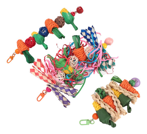 Juego Para Masticar Foraging Toys Para Pájaros, Resistente A