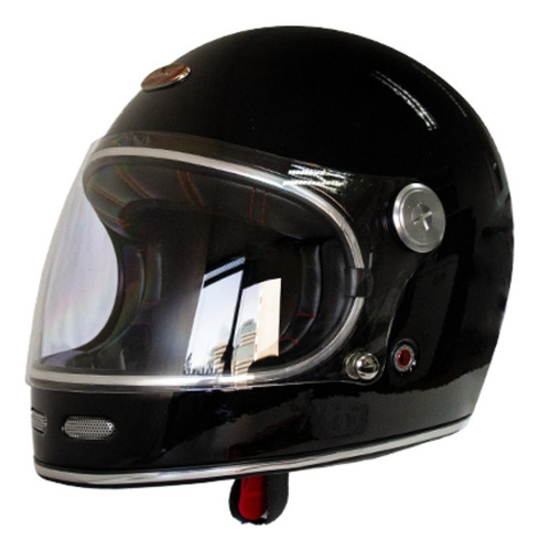 Casco Moto Full Face Barock - Black B510 Marca Beon