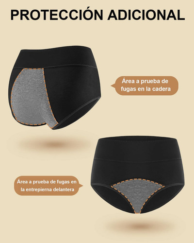 Paquete De 3 Bragas Se Período Para Mujer,calzón Menstrual