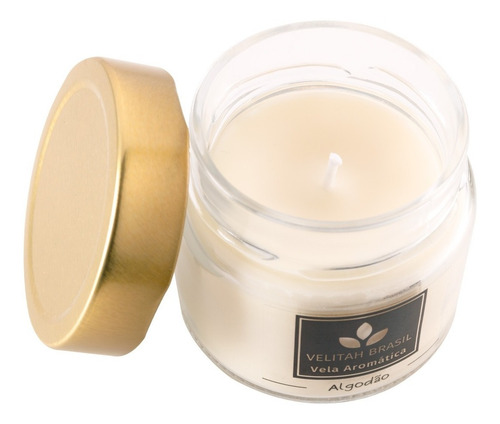 Imagem 2 de 5 de Vela Aromática Premium Algodão 140g 30h Aromatizada