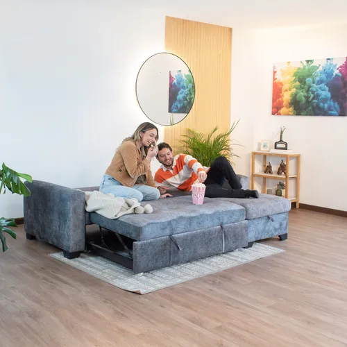 Sofá Cama En L Multifuncional Atlas Izquierdo