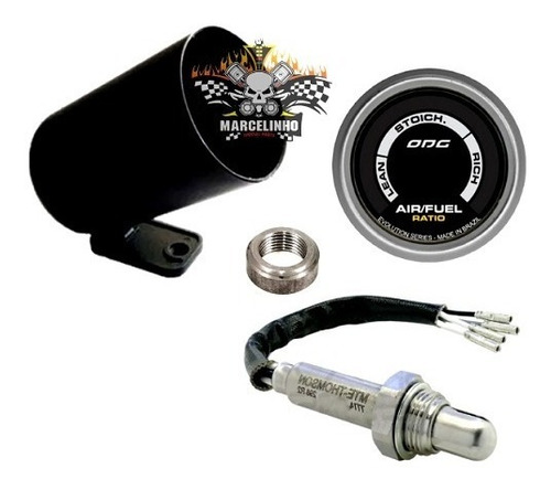 Kit Hallmeter Odg Evolution Com Sonda Lambda,suporte E Porca