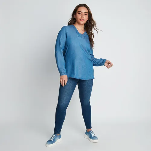 Blusa Lyocell Cuello V - 20000347