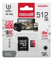 Comprar Tarjeta Microsd Maxell 512gb Uh-3 8k 100mb\u002Fs Nintendo Switch
