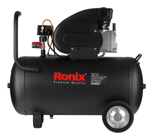 Compresor de aire eléctrico Ronix RC-8010 80L 2.5hp 220V 50Hz negro