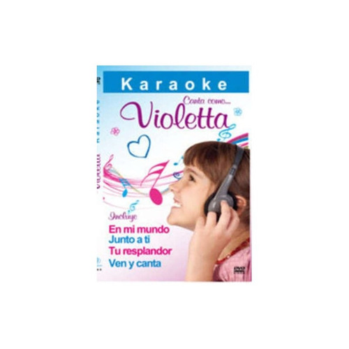 Karaoke Canta Como Violetta Dvd Nuevo