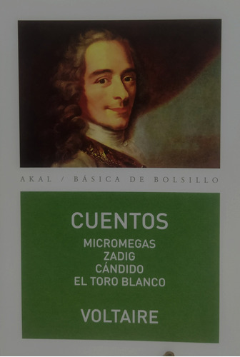 Libro Cuentos, Voltaire, Ed. Akal