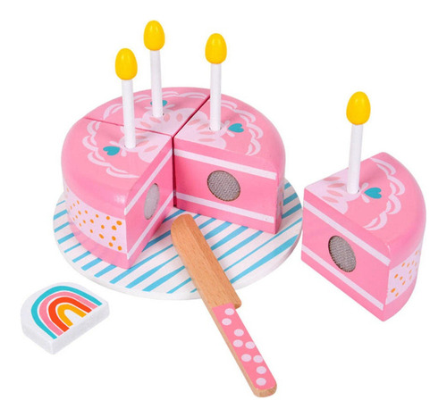 Cortar Los Juguetes De La Torta De Cumpleaños Simule Cortarl