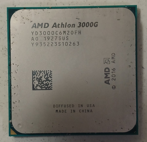 Micro Procesador Amd Athlon 3000g 3.5 Mhz Am4 