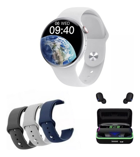 Smart Watch Feminino Branco Compativel iPhone E Android