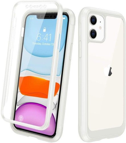 Funda De Cuerpo Completo Para iPhone  11 Gris