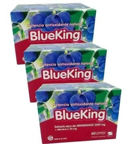 Suplemento en comprimidos Blueking  en caja 60 un pack x 3 u