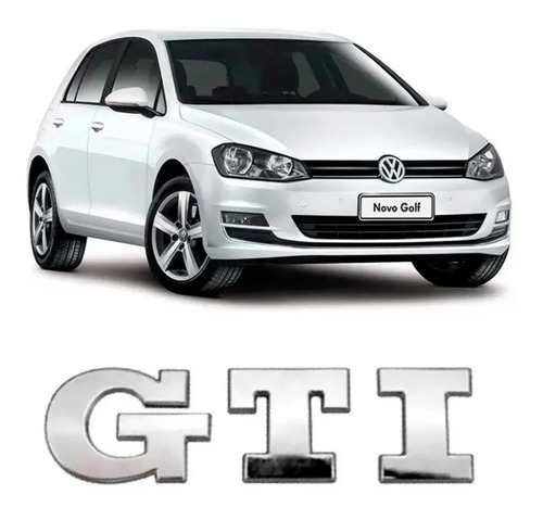 Emblema Insignia Gti Para Vw Golf 2015 En Adelante 99x22mm