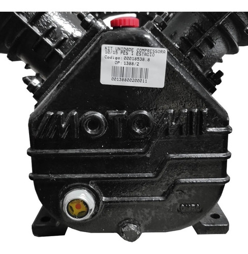 Unidade Compressora Cabeçote Em V 10/15 Pés Motomil Cmv-10