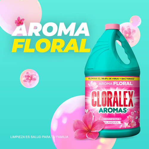 Cloralex Blanqueador Aromas Floral 3.75l
