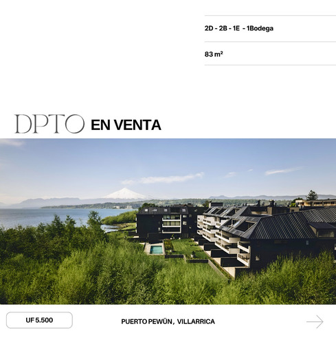Departamento En Venta - Edificio Puerto Pewün