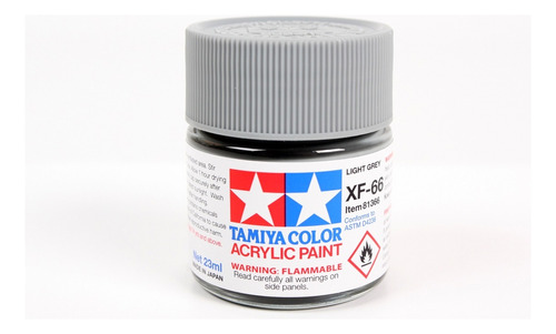 Pintura Acrilica 23ml Xf66 Light Grey By Tamiya # Xf66