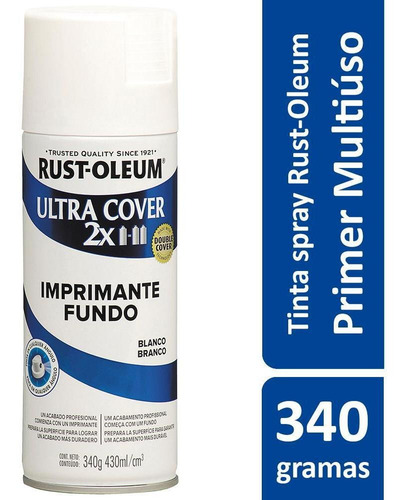 Primer Branco Fosco, Vidro,madeira E Metal