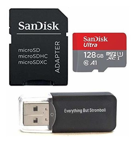 El Paquete De Tarjeta De Memoria Sandisk 128 Gb Ultra Micro