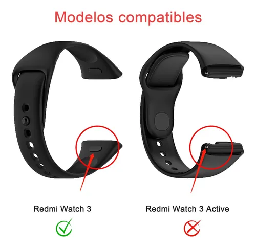 Pulsera Redmi Watch 3 Correa De Silicona De Repuesto Para Xiaomi active  lite