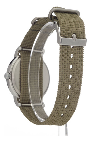 Reloj Timex Weekender, Unisex, Caja Plateada De 38 Mm Y Esfe