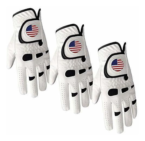 Guantes De Golf Para Hombres, Mano Izquierda, Derecha Con Ma