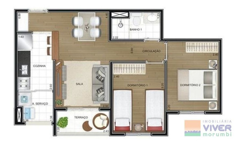 Imagem 13 de 15 de Apto Excelente Custo X Beneficio - Nm4028