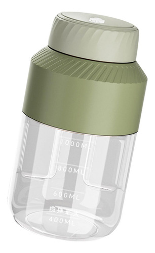Vaso De Batidora Portátil Usb, Exprimidor Tapa Única Verde