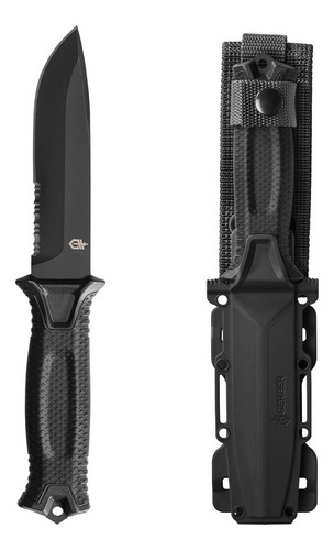 Cuchillo Gerber Strongarm Negro Dentado