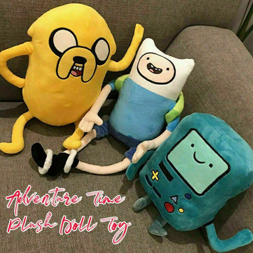 3pcs Adventure Time Peluche Muñeca Juguete Cumpleaño Regalo