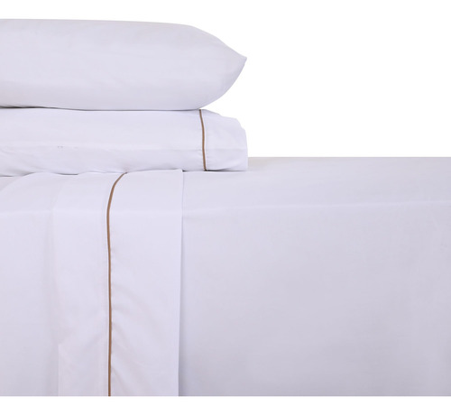 Sábanas 2800 Hilos Extra Suave King Size Color Blanco