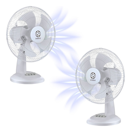 Ventilador Escritorio Abanico Personal Mesa 5 Aspas Dosyu