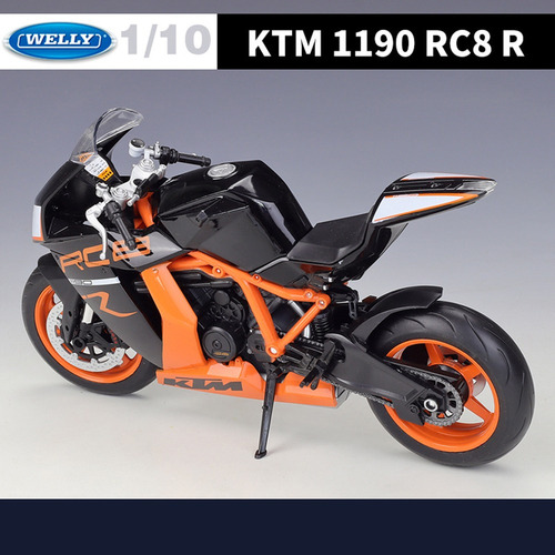 2009 Ktm Rc 8r Miniatura Metal Moto Adornos Coleccionables