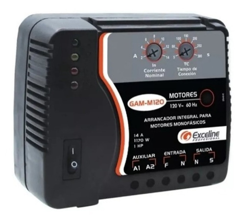 Imagen 1 de 2 de Arrancador Integral Para Motores Monofásicas 120v Exceline